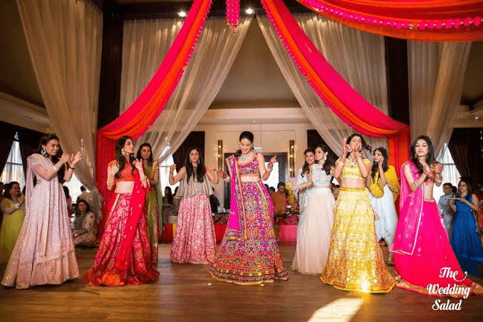 Traditional Sangeet Celebration Dance