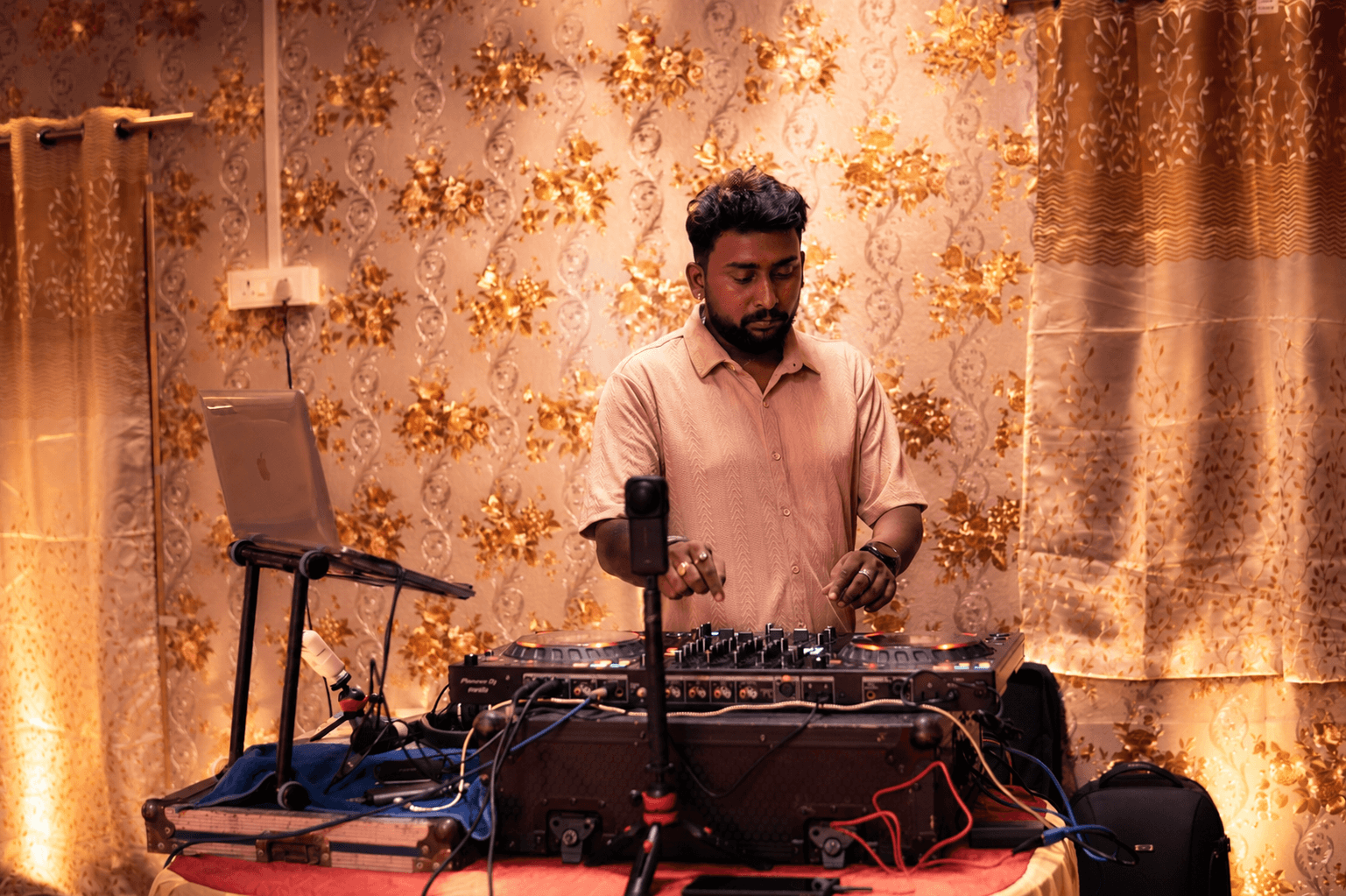 DJ & Dance Floor at Bou Thakurani Banquet