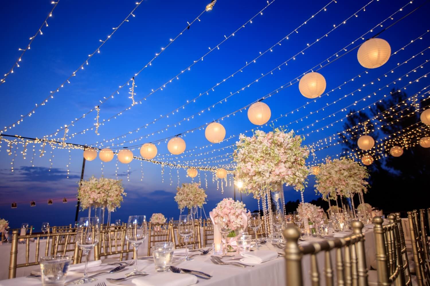 LED Lighting at Bou Thakurani Banquet